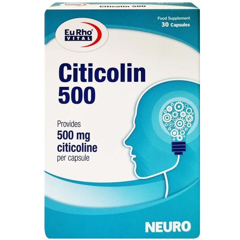 کپسول سیتی کولین یوروویتال   500 میلی گرم بسته 30 عددی